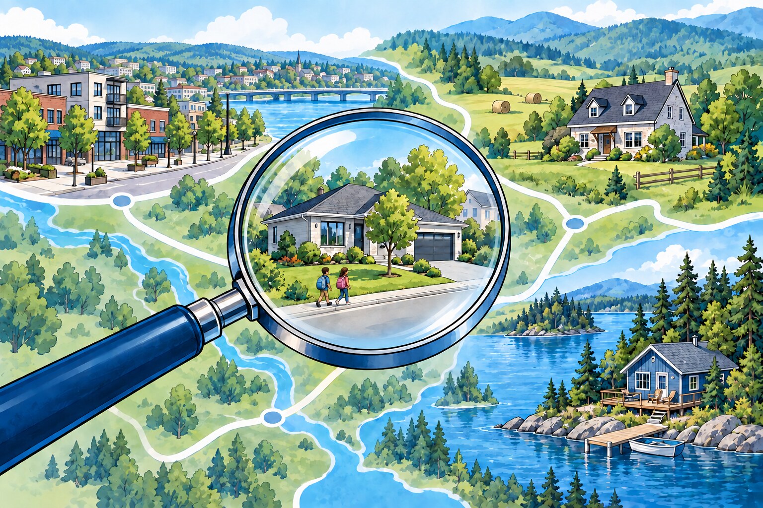 Recherche d’une propriété adaptée au milieu de vie souhaité